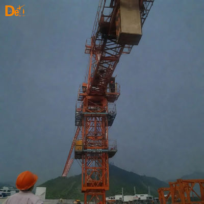 6010-8 Used ZOOMLION Tower Crane 6Ton Lifting Old Building Site Crane