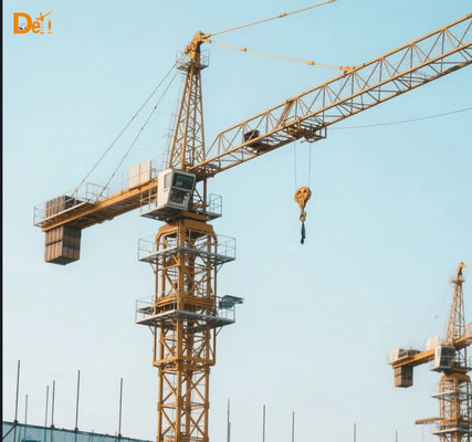 Second Hand Zoomlion 6012-6 Boom Tower Crane 60m Construction Crane