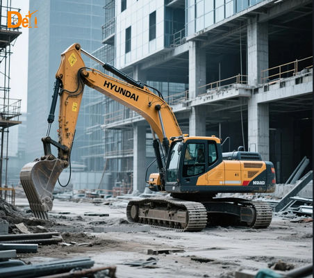 Robust Construction Used HYUNDAI Excavator 220LC-9S Old Hydraulic Excavator Machine