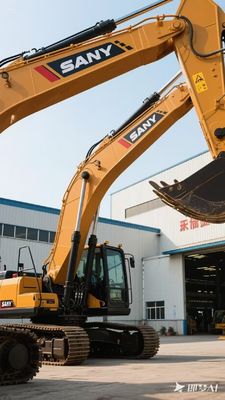 Second Hand Sany Excavator Sy50 Old Digger Machine EU Stage IIIA Standards