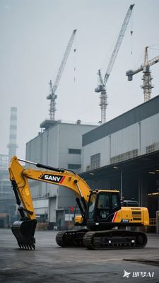 Yellow Used SANY SY75c Excavator Mini Digging Machine For Construction Sites