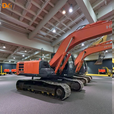 Used Hitachi Zx200 Excavator 20 Ton Second Hand Digger Machine Orange Colour