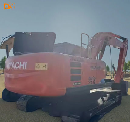 Hitachi ZX240 Second Hand Digger Used Hyundai Construction Machinery 125kW 2100 Rpm