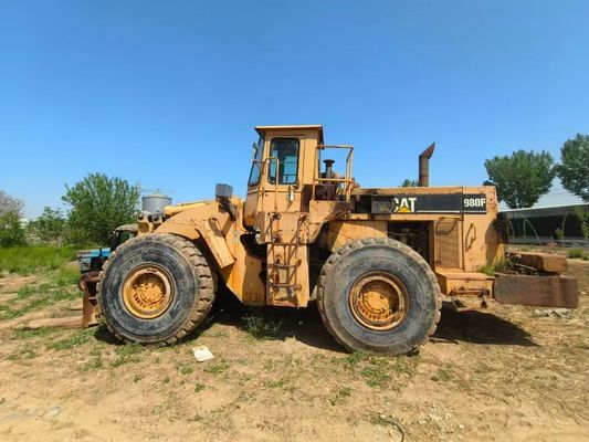 Used Wheel Loader Cat 980h 980f 980m Original Painting Cat Front Loader with Low Working Hours