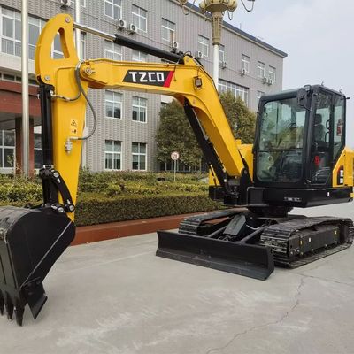 Free Shipping Brand New Tzco Tz60 Mini Excavator 6ton High Quality Crawler Hydraulic Digger Engine Motor Machinery From China