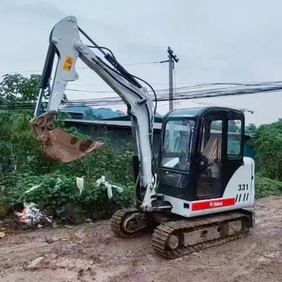 Used Doosan Dh35 Excavator, Doosan Dh35 Dh55 Mini Excavator Excavadora with Rubber Tracker and Dozer Blade
