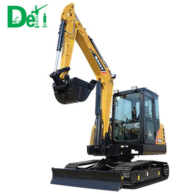 High-Efficiency Sany Sy60 6 Ton Crawler Excavator Second Hand Machinery Excavator with Loader Attachment China Made Construction Equipment
