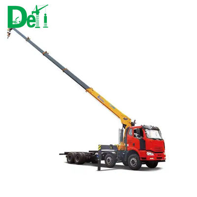 Supply Chain HOWO Lorry Mounted Straight Boom Logistics Crane for Sale