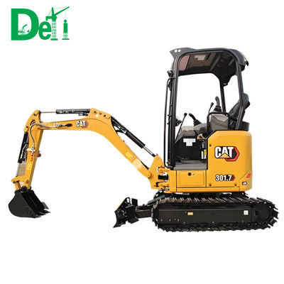 Factory Price Cat Used Mini Crawler Excavator 301.7 to Family Farm Use