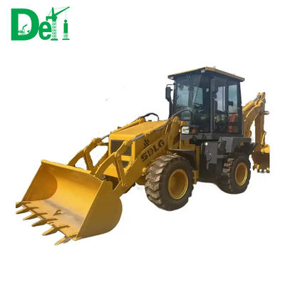Used Lingong Lgb680 Wheel Backhoe Loader Sdlg 680 8ton Excavating Loader Secondhand Mini Backhoe Loader for Sale