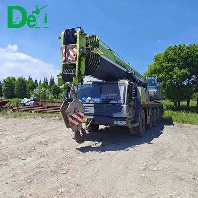Used 130 Ton Zoomlion Mobile Crane Low Fuel Consumption Construction Truck with Essential Gear and Motor Pump Core Components