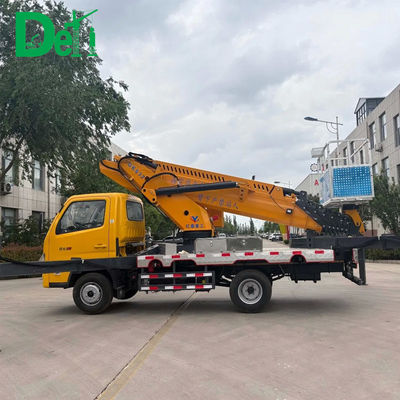 High-Altitude Operation Truck Lifting People 32m Telescopic Boom Bucket Truck for Aerial Work Vehicle Lift Platform