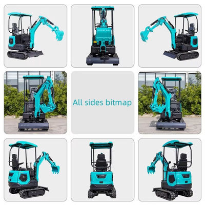 1.2 Ton Mini Excavator Small Crawler Digger Customized Color For Building Construction