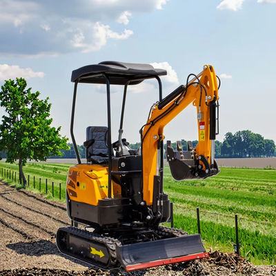 1.3 Tons Mini Digger Excavator All In One Compact Crawler Excavator 7.6kw 0.025m3