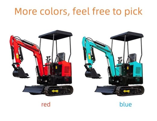 Small Household Excavator 1.5 Ton Mini Compact Excavator For Municipal Engineering