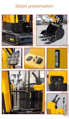 Small Household Excavator 1.5 Ton Mini Compact Excavator For Municipal Engineering