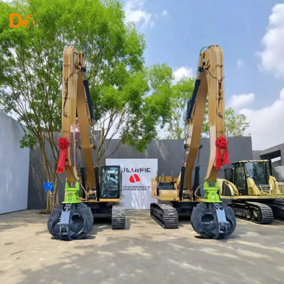 Rotatable Orange Peel Grab Excavator Attachments Hydraulic Grapple With 4 Or 5 Claws