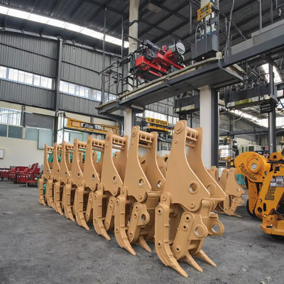 Excavator Accessories Mechanical Grapple For Grab All Kinds Simple Scrap Iron