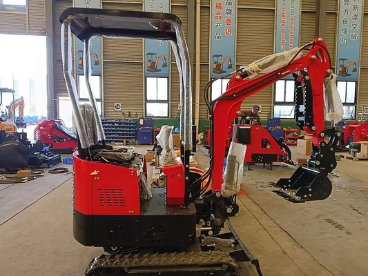 3 Ton Mini Excavator Machine Hydraulic Crawler Earth Moving Equipment 19KW 2250RPM