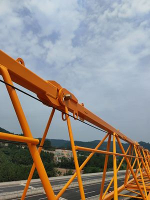 6010-8 Used ZOOMLION Tower Crane 6Ton Lifting Old Building Site Crane