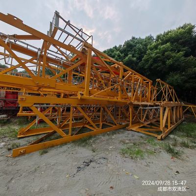 Used ZOOMLION Tower Crane 6013-8 Flat Top Type 60m Length jib tower crane