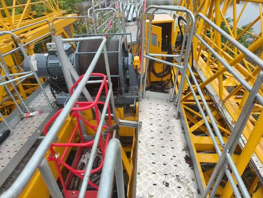 Zoomlion 7020 Used Tower Crane 10 Ton Lifting Capacity 70M Boom Length