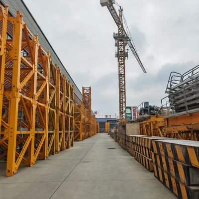 Old XCMG 6515-10 Building Site Tower Crane 10000Kg Load Independent Height 60m
