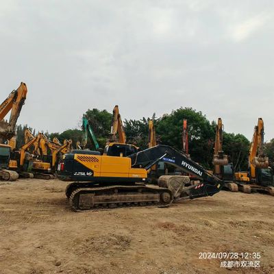 Used HYUNDAI 60w-7 Construction Equipment Excavator Wheeled Digging Machine