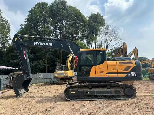 Used HYUNDAI 60w-7 Construction Equipment Excavator Wheeled Digging Machine