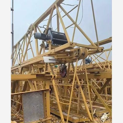 Used XCMG 6515-10 Tower Crane Flat Top 10 Ton Crane For Building Construction