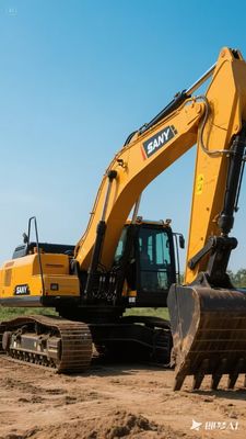 SY75c Old Sany Excavator , Second Hand Excavator Machine For Foundation Excavation