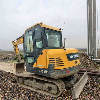 2nd Hand Hyundai 60Vs Mini Excavators 6 Ton Used Construction Equipment