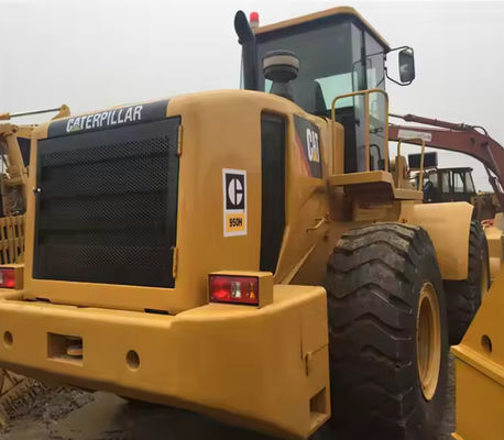 Second Hand Front Loader Cat950h Used Engineering Loader Yellow Colour Road Building