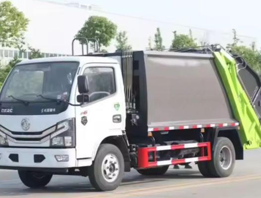 Dongfeng 4x2 6 Cbm Compression Trash Truck Waste Collection Garbage Compactor Truck