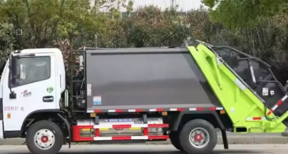 Dongfeng 4x2 6 Cbm Compression Trash Truck Waste Collection Garbage Compactor Truck
