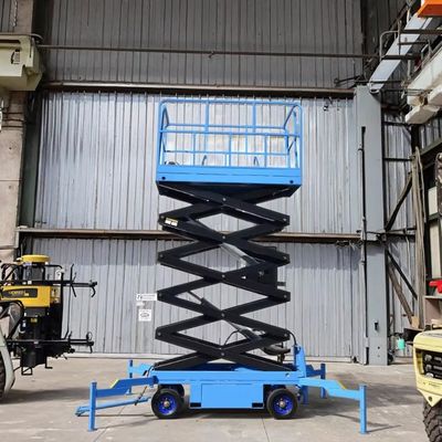 Mobile Electric Scissor Lift Hydraulic Automatic Scaffolding Elevator For Building