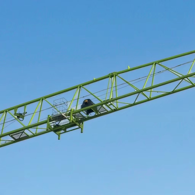 Second Hand Zoomlion 6010-6 Flat Head Tower Crane Old Used Construction