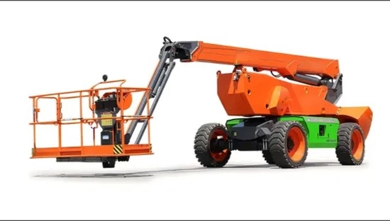Self-Propelled Articulating Trailer Lift Boom Lift Aerial Working Lifting Platform with AC Power Diesel Power or Battery Power