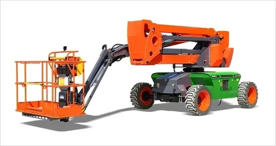 Self-Propelled Articulating Trailer Lift Boom Lift Aerial Working Lifting Platform with AC Power Diesel Power or Battery Power