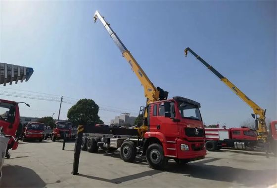Supply Chain HOWO Lorry Mounted Straight Boom Logistics Crane for Sale