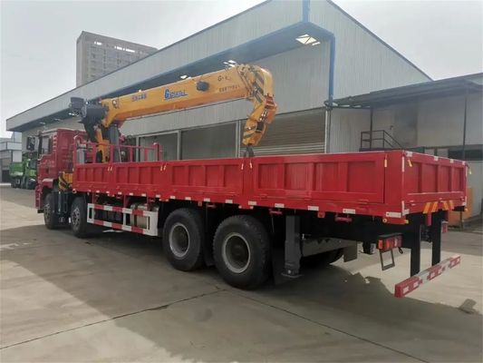 Supply Chain HOWO Lorry Mounted Straight Boom Logistics Crane for Sale