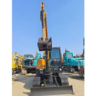 High-Efficiency Sany Sy60 6 Ton Crawler Excavator Second Hand Machinery Excavator with Loader Attachment China Made Construction Equipment