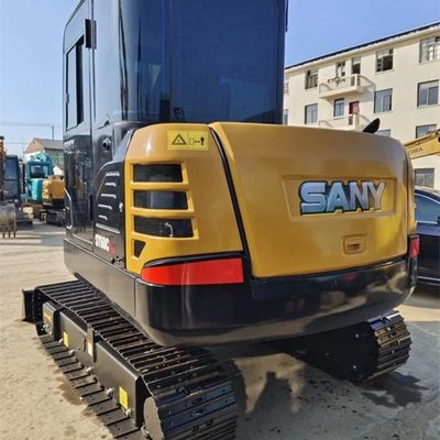 High-Efficiency Sany Sy60 6 Ton Crawler Excavator Second Hand Machinery Excavator with Loader Attachment China Made Construction Equipment
