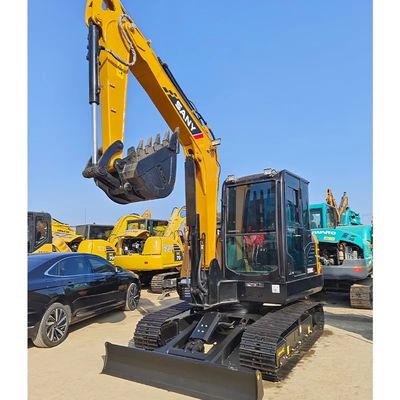 High-Efficiency Sany Sy60 6 Ton Crawler Excavator Second Hand Machinery Excavator with Loader Attachment China Made Construction Equipment