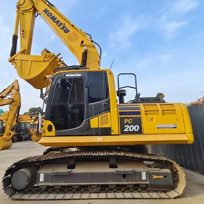 Used PC200 Crawler Excavator Second Hand 20ton Digger for Sale Backhoe Ready