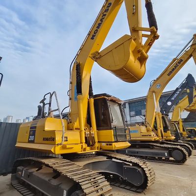 Used PC200 Crawler Excavator Second Hand 20ton Digger for Sale Backhoe Ready