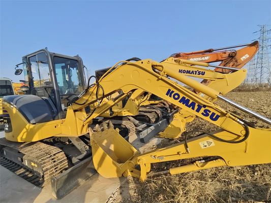 Second Hand Crawler Mini Excavator PC55 Digger Price Used Backhoe Excavator for Landscaping