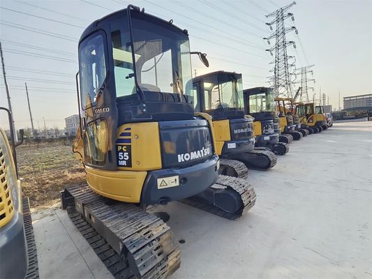 Second Hand Crawler Mini Excavator PC55 Digger Price Used Backhoe Excavator for Landscaping