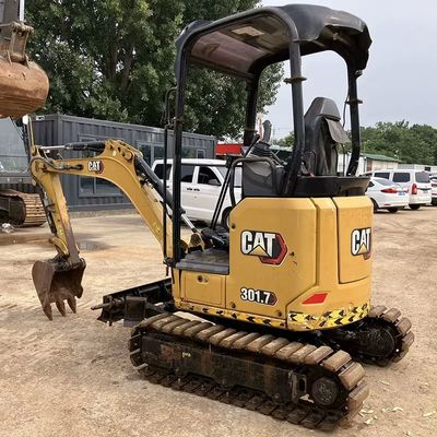Factory Price Cat Used Mini Crawler Excavator 301.7 to Family Farm Use