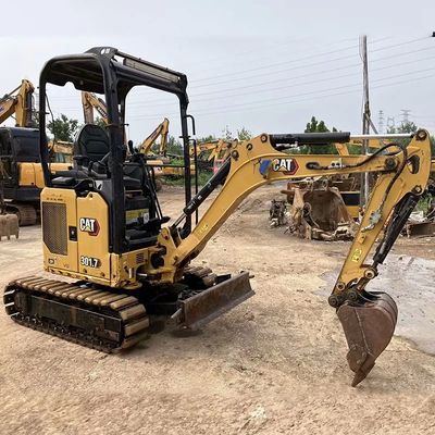 Factory Price Cat Used Mini Crawler Excavator 301.7 to Family Farm Use